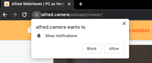 How do I set up Alfred s WebViewer AlfredCamera Help Center
